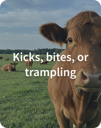 Card - kick and bites