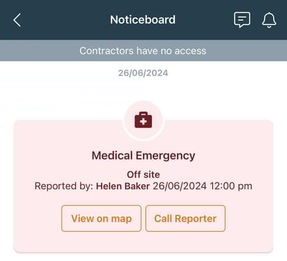 Emergency Alert Noticeboard 2024