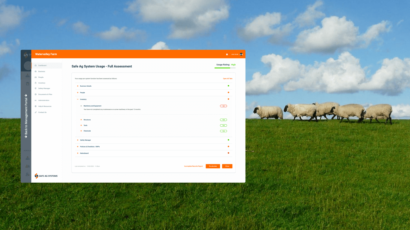Management Product | Safe Ag Systems