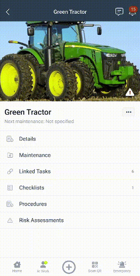 Running Attached Checklist