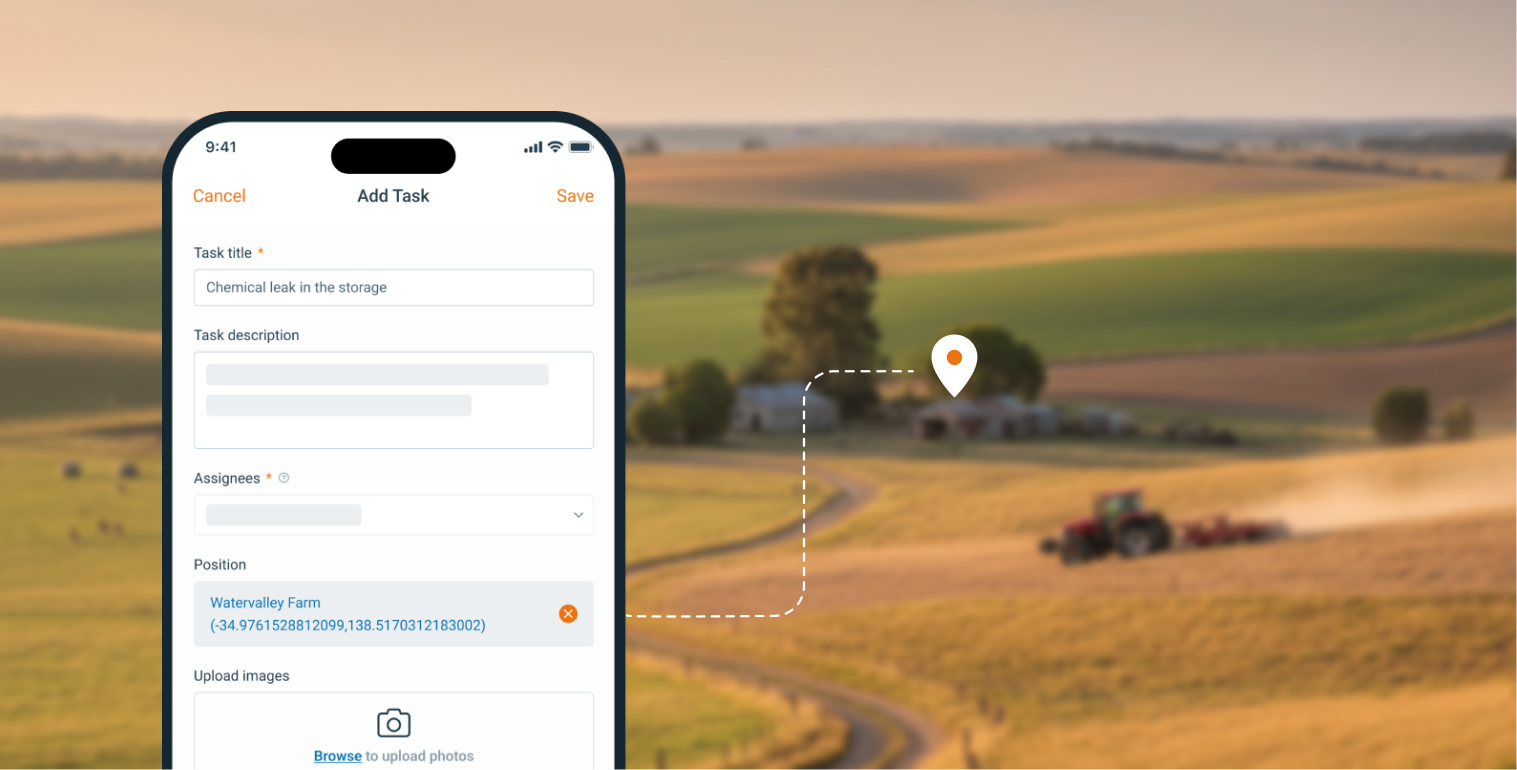 Work from anywhere - task feature