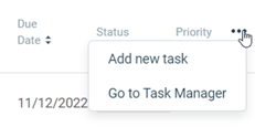 Add Task 3 dot menu