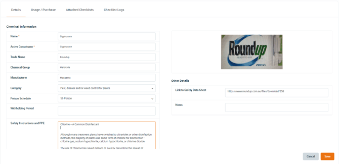 Chemical Information