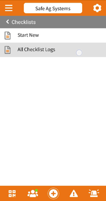 All Checklist Logs