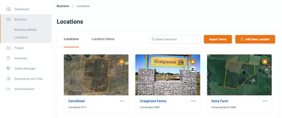 locations