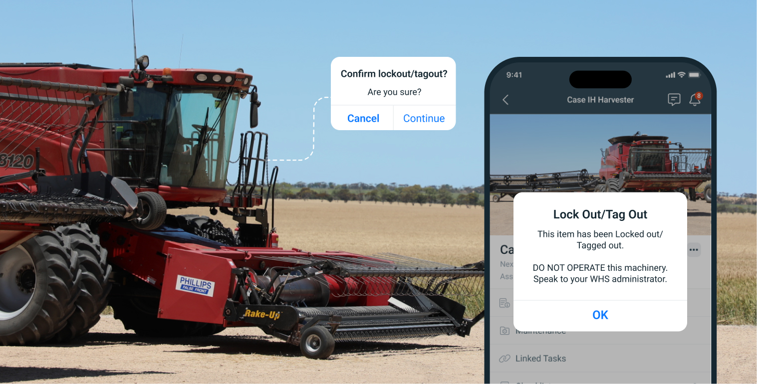 safe use of farming equipment - inventory management