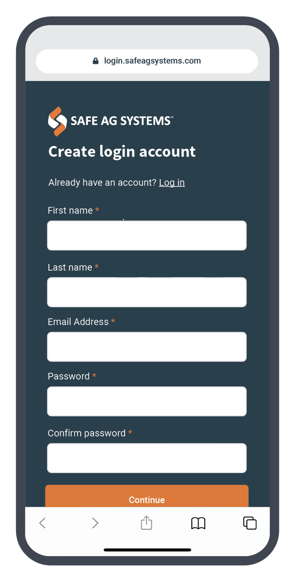 Set-Up Guide - Safe Ag Systems App