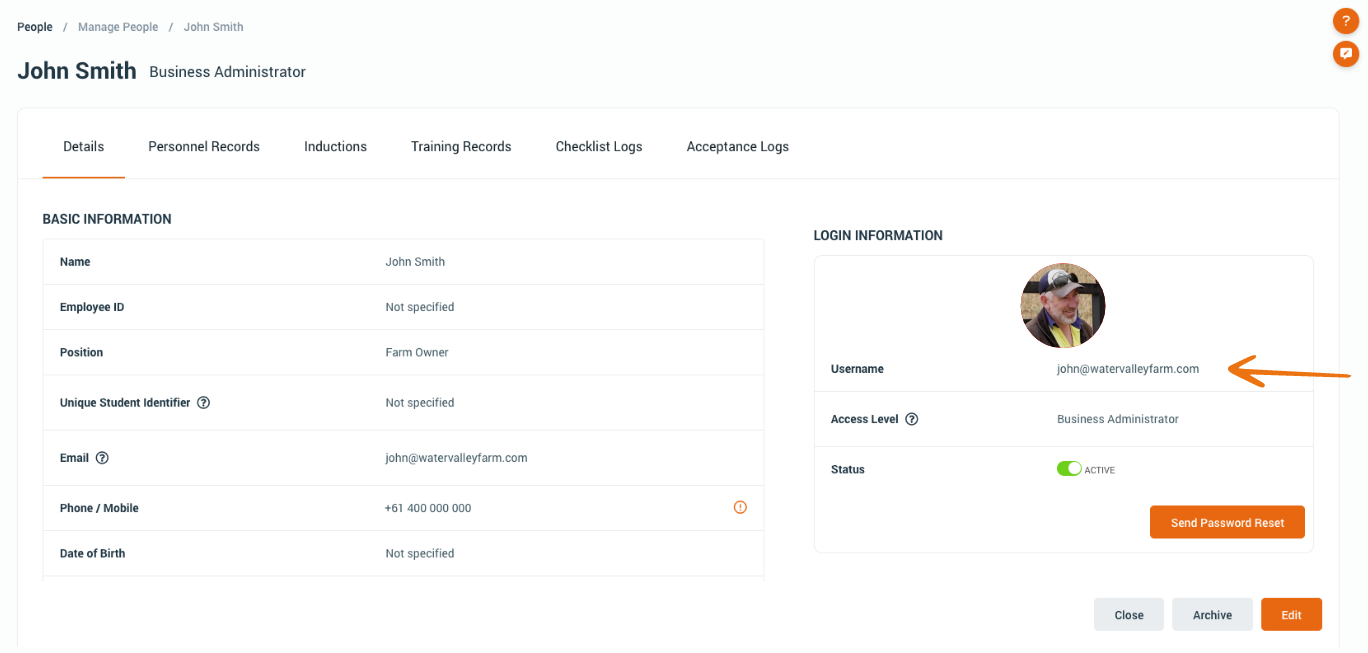 Login Help | Safe Ag Systems