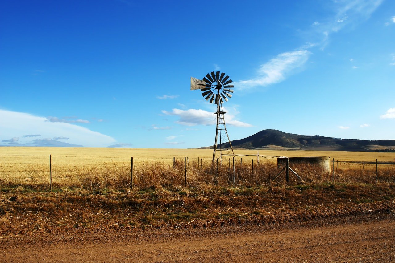 windmill in the country